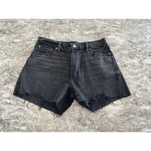 American Eagle Ex-boyfriend Shorts Size 4 Black